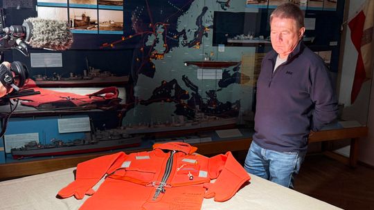 Grzegorz Sudwoj i jego dawny kombinezon