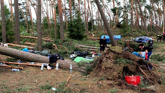 nawałnica w powiecie chojnickim, 2017