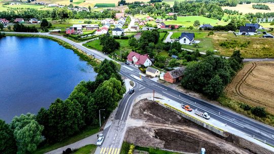 Krajowa „dwudziestka" po częściowym remoncie w trzech miejscach na Pomorzu