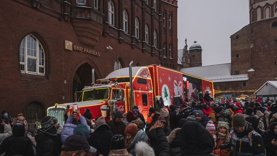 ciężarówka Coca-Coli w Gdańsku