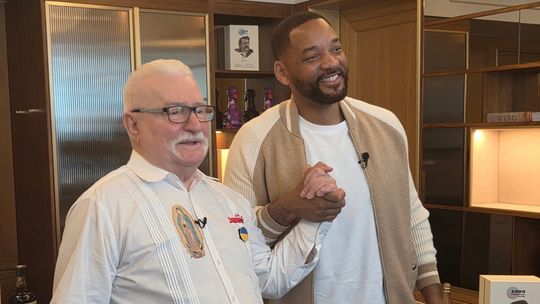 Lech Wałęsa i Will Smith na wspólnym zdjęciu. Fotografia hitem Internetu!
