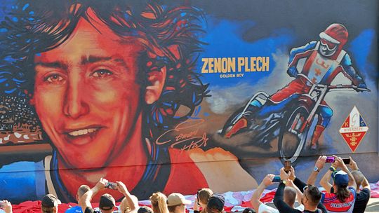 Legendarny żużlowiec Zenon Plech ma w Gdańsku swój mural