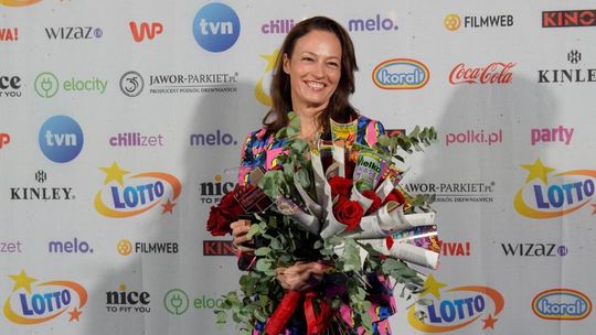 Magdalena Różczka odebrała Diamentowy Klaps Filmowy w Sopocie.
