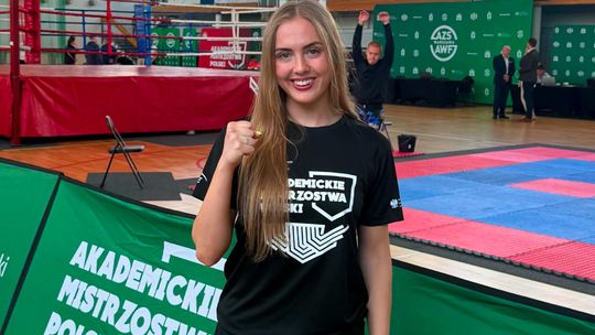 Margareta Kąkol z Rebelii Kartuzy ponownie z tytułem Akademickiej Mistrzyni Polski w Kickboxingu