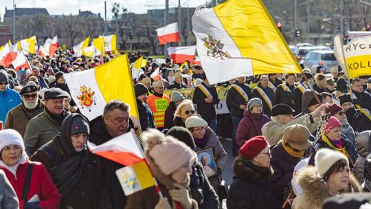 Marsz wdzięczności za życie i pontyfikat św. Jana Pawła II w Gdańsku