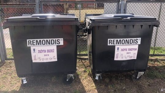 pojemniki na zużyte i zniszczone tekstylia, PZON, Gdynia