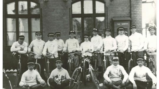 pierwszy zespół kolarski „Unii” Tczew