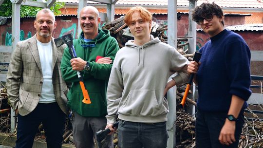 pomysłodawcy „Męskiej Drewutni” w Gdańsku