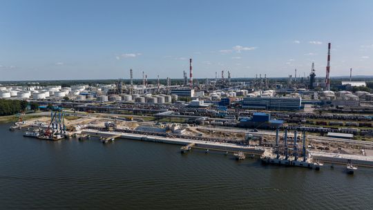 Morski Terminal Przeładunkowy, budowa, Gdańsk