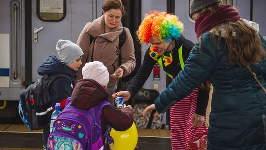 przywitanie dzieci z Ukrainy, duszpasterstwo dominikańskie, Gdańsk