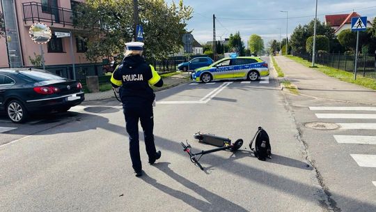 Potęgowo: 13-latka ranna po wypadku na hulajnodze. Interweniował śmigłowiec LPR