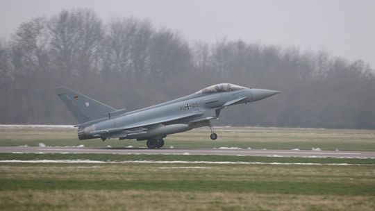 Niemieckie myśliwce w Malborku. Będą strzegły Pomorza, Polski i wschodniej flanki NATO