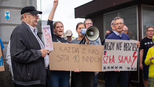 „Solidarni z Joanną”. Protest przed gdańską komendą