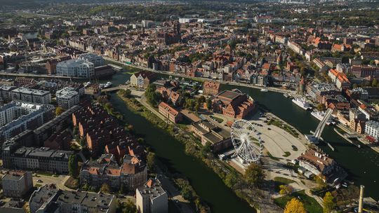 Gdańsk, Motława, Ołowianka, Wyspa Spichrzów