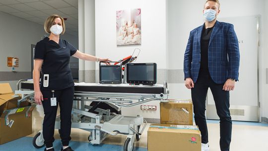 Nowe kardiomonitory w UCK w Gdańsku pomogą leczyć uchodźców z Ukrainy 