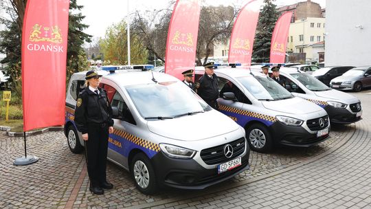 nowe radiowozy, straż miejska, Gdańsk 2024