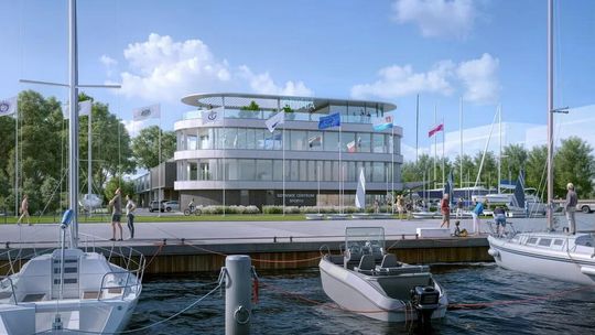 wizualizacja nowego bosmanatu w Marinie Gdynia