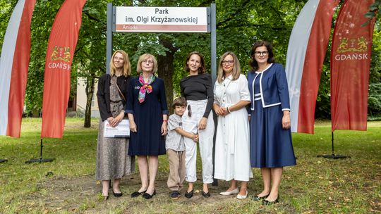 Olga Krzyżanowska patronką parku w Gdańsku