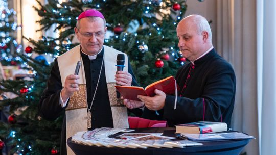 Opłatek Maltański na szczycie Olivia Centre, czyli świąteczne spotkanie na wysokości