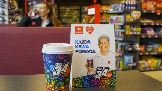 Orlen dla WOŚP, kawa, Gdańsk 2026