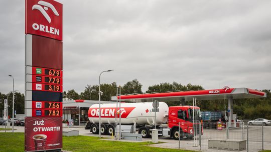 nowa stacja paliw Orlen, ul. Kontenerowa 29, Gdańsk