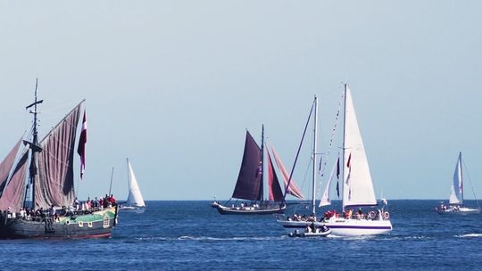 Parada żaglowców w Gdańsku na początek 28. międzynarodowego zlotu Baltic Sail [FILM]