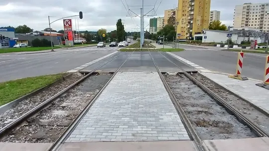 ul. Marynarki Polskiej, torowisko, Gdańsk