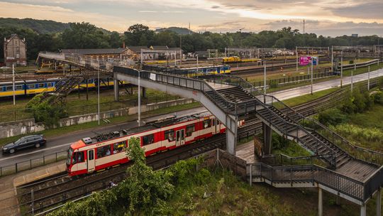 kładka, przystanek SKM Gdańsk Stocznia