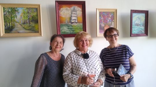 „Wspólne malowanie” to wystawa obrazów trzech gdańskich seniorek Krystyny Degutis, Ludwiki Marianowskiej i Marii Pieczonki