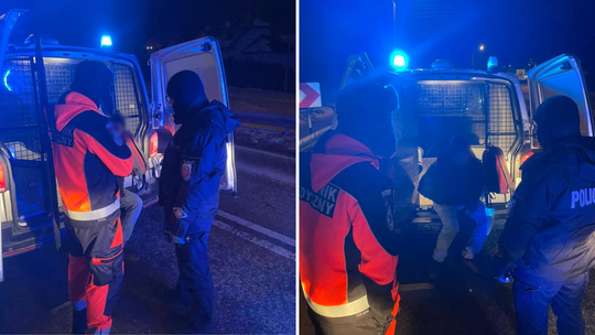 Gdynia: Pijany leżał w śnieżnej zaspie! Gdyby nie pomoc policjantów, nie dożyłby poranka