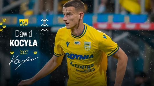 Dawid Kocyła zostanie w Gdyni na dłużej. Arka przedłużyła mu kontrakt