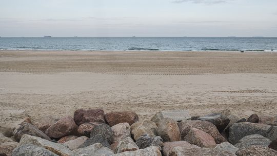 plaża na Westerplatte