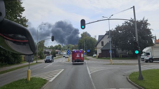 pożar magazynu ze styropianem, Kościerzyna