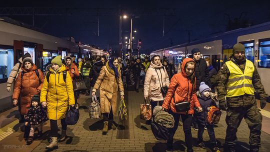 Pociąg z uchodźcami z Ukrainy przyjechał do Gdyni