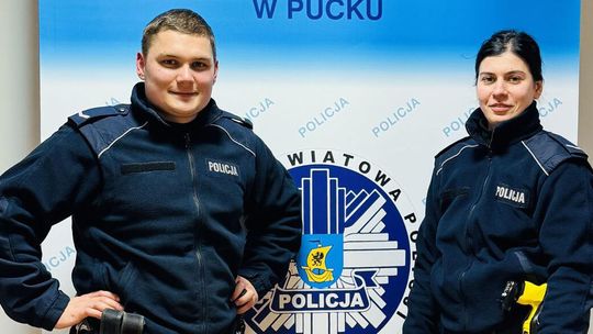 policjanci z Pucka