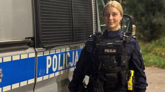 policjantka z Gdyni, która uratowała motocyklistę