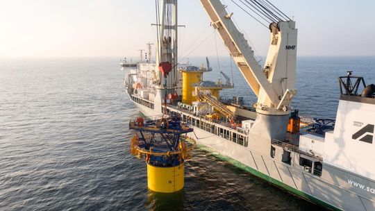 montaż transition pieces, Baltic Power