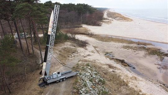 Polska rakieta Perun wystartowała z poligonu w Ustce!