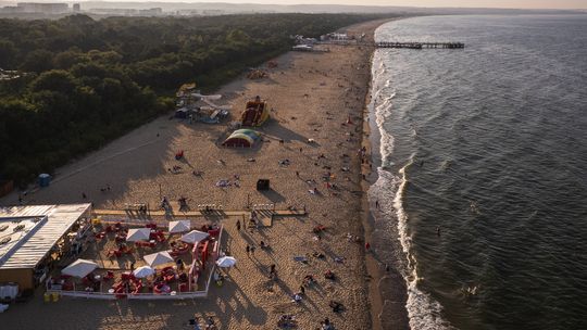 plaża w Gdańsku-Brzeźnie
