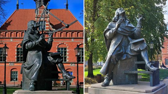 Pomnik Jana Heweliusza w Gdańsku uszkodzony. Policja szuka sprawcy