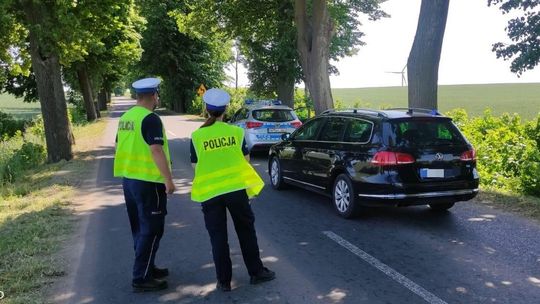 Pościg za skradzionym autem na drogach Powiśla, w akcji policyjny dron