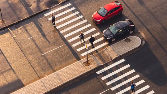 potrącenie pieszego