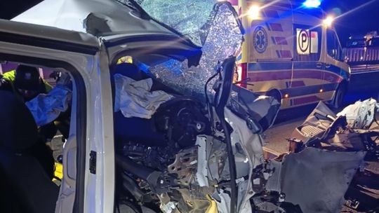 Poważny wypadek na A1 między Kopytkowem a Pelplinem. Cztery osoby ranne