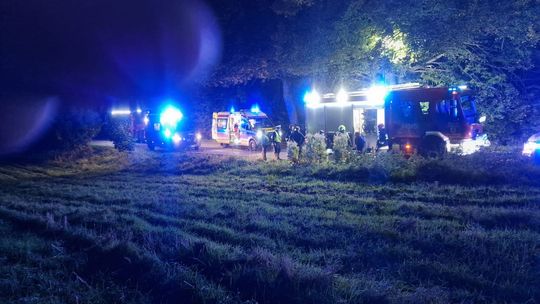 wypadek w Łebieńskiej Hucie