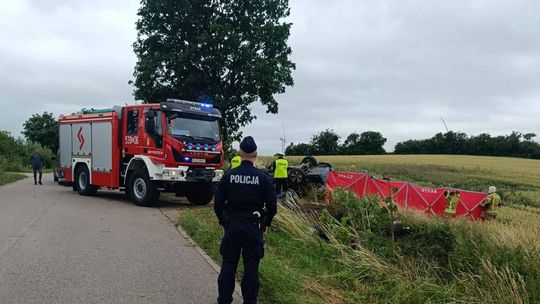 Powiat sztumski. Tragiczny wypadek pod Postolinem. Cztery osoby nie żyją