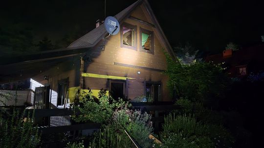 Tragiczny pożar domku w Wąglikowicach. Nie żyje mężczyzna