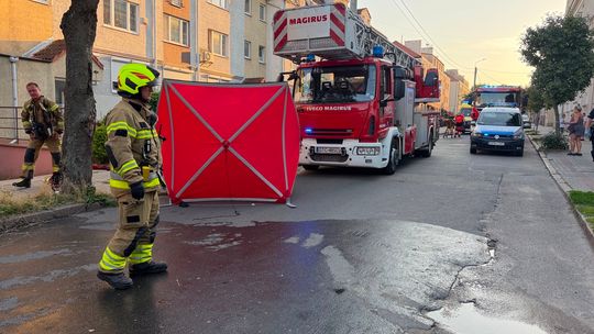 Pożar przy ul. Paderewskiego w Tczewie. Nie żyje 27-latek