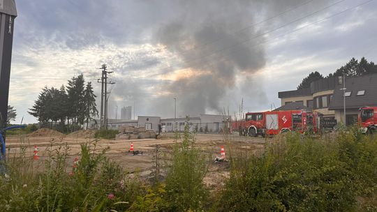 pożar fabryki areozoli, Charnowo 2026