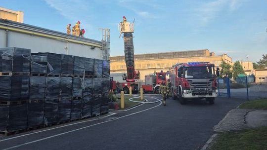 pożar w zakładzie Apator Metrix w Tczewie