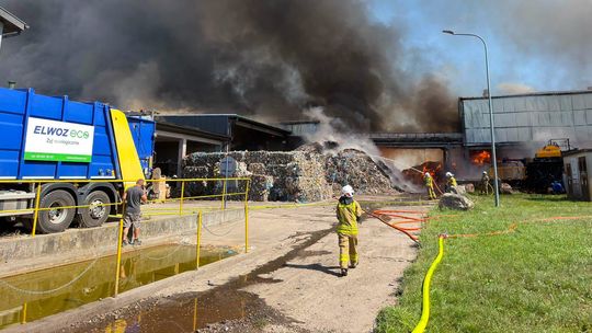 pożar zakładu zagospodarowania odpadów, Chlewnica